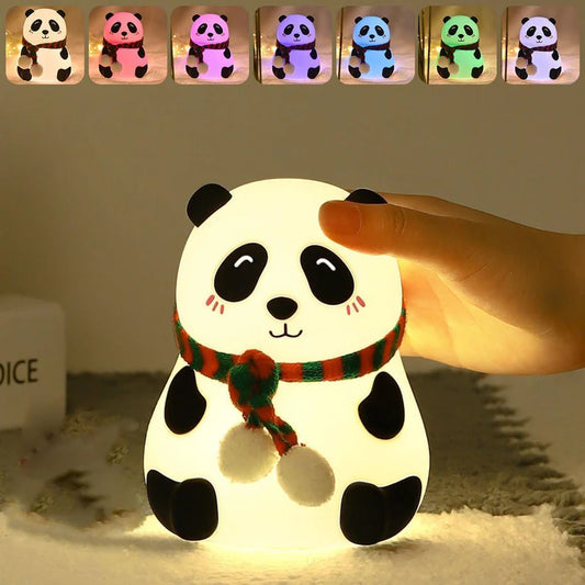 Panda Lamp, Panda Gifts | Panda Touch Siliceeone Lamp