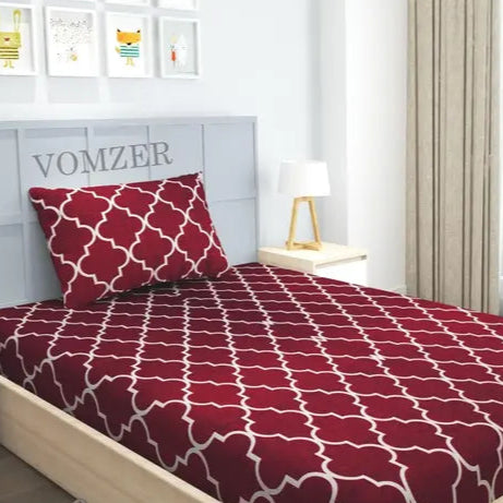 Maroon Bedsheet