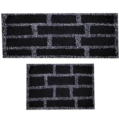 Brick Pattern Kitchen and Room Mat Set